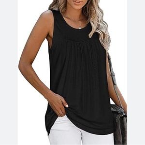 American Eagle Outfitters Black Racerback Tank Top